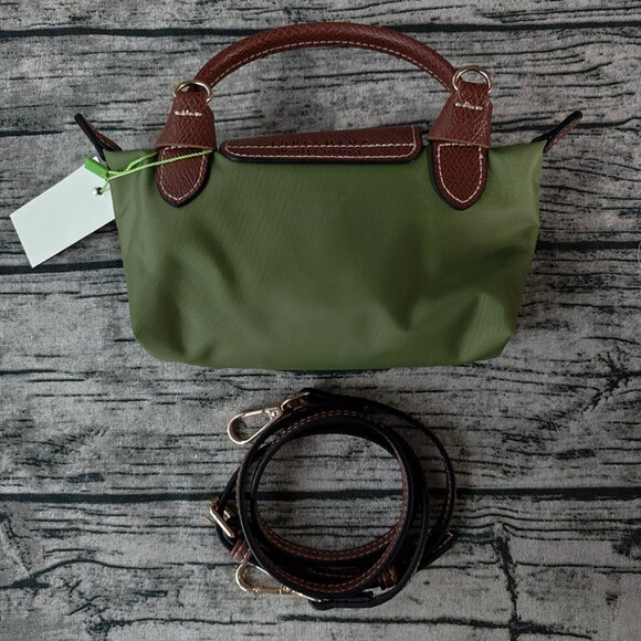 Longchamp x POP MART Green Mini Crossbody Bag - Picture 5 of 5